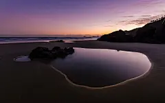 海滩， 风景， 岩， 水， 沙子， 水坑， 天空， 海， 地平线 |1920x1200 壁纸 - wallhaven.cc