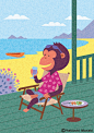 【日本插画师Yasushi Muraki作品】—— Monkey
Yasushi Muraki，日本的插画、绘本作家和角色设计师，1991年毕业于大阪大学艺术学院美术专业，插图带有明显的日式风情，温暖而清新。