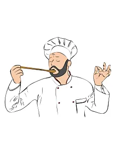 大厨师西餐厅 后厨酒店  占位符 图标 2D 卡通 插画 手绘 png 免抠 素材12