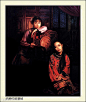 姜国芳的清宫油画：《寂静的紫金城》