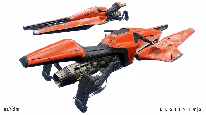 Destiny 2: Trim Texture Sparrow Prototype, Ethan Scheu : This was an