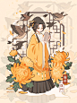 #花神的庆典#
- 玖月·菊花. (画师:KyuEki)
来源:@KyuEki-微博