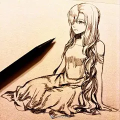 动漫人物手绘~来自插画师clivenzu（@CG插画大触） ​​​​