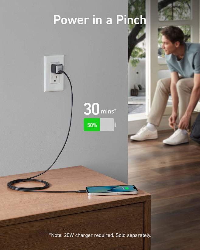 Anker 541 USBC to Lightning Cable (1ft/ 3ft/ 6ft) The Anker