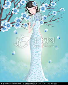 夜星明亮采集到旗袍