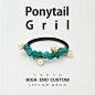 淘宝店搜索：《 马尾辫女孩 Ponytail 》 韩国品牌饰品 发饰 配饰 手工DIY 时尚发饰 蝴蝶结发饰 发夹 发箍 发圈 reefur日本梨花发饰 #DIY# #手工# #饰品#