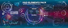 图片[2]-HUD100套AI矢量 HUD科幻科技数据UI界面-爱设计爱分享c