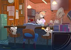 【插画师作品】第86期：来自日本插画师 イクミ 的小文艺生活插画设计