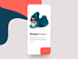 Pets Adoption. Onboarding screen ux flow uidesign mobile app donate charity dog animal art illustration clean  creative clean onboarding pet adoption pet care pet app