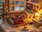 john968015_Lovely_and_warm_bedroom_little_squirrels_bedroom_in__bb314d39-93b8-485f-947d-1a56340d690f