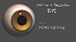 Maya 3D程序化眼睛眼球制作视频教程 Creating a Procedural Eye in Maya