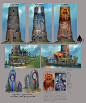 Runescape The Arc Island's Environments, Yann Blomquist : Worked on Runescapes "The Arc - Eastern Islands" concept ideas, laying down some of the mood images and thumbnails as early ground work. I also had the chance to focus on the Cyclopes of 