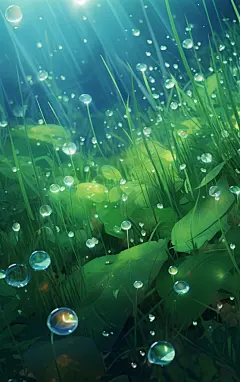 唯美手机壁纸素材图AI图元素