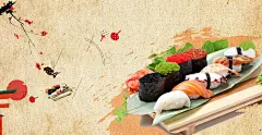 美食食物寿司背景 素材 美食 美食节 背景 食物 餐饮 背景 设计图片 免费下载 页面网页 平面电商 创意素材