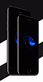 iPhone 7 and iPhone 7 Plus Jet Black Psd Mockup on Behance