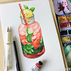 基础课以水果茶收官~

水彩超话手绘超话插画超话#手帐##水彩美食##手绘美食##给你看看我的手帐吧# ​​​​