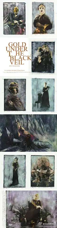 【视觉预告】摄影师PAULINA OTYLIE SURYS，因其独特的手绘处理图像的方式而在英国小有名气。本期十月黄金特刊，她为我们拍摄并亲手绘制了一组大片，摄影与绘画在这里没有了界限。