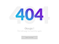 [ PSD ] 404 Error Template Free 