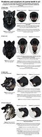 Fixing canine teeth and common anatomy errors by KFCemployee drawing illustration painting resource tool how to tutorial instructions | Create your own roleplaying game material w/ RPG Bard: www.rpgbard.com | Writing inspiration for Dungeons and Dragons D