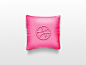 dribbble pillow #采集大赛#