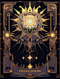 一张高级的塔罗牌 太阳图案