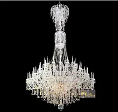 European Luxury Crystal Chandelier Light  Penthouse Staircase Chandelier Villa Chandelier  Lighting 90 Lights Free shipping