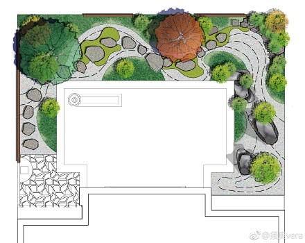 #花园设计# 充满禅意的日式花园：在现有...