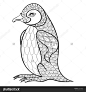 Image result for Zentangle penguin