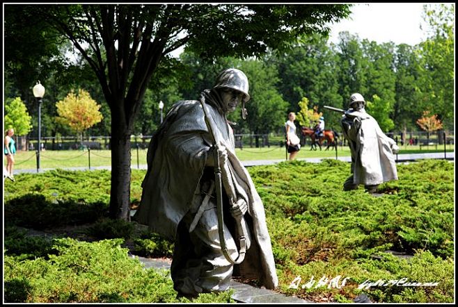 战争改变美国--痛苦笼罩的朝鲜战争纪念园