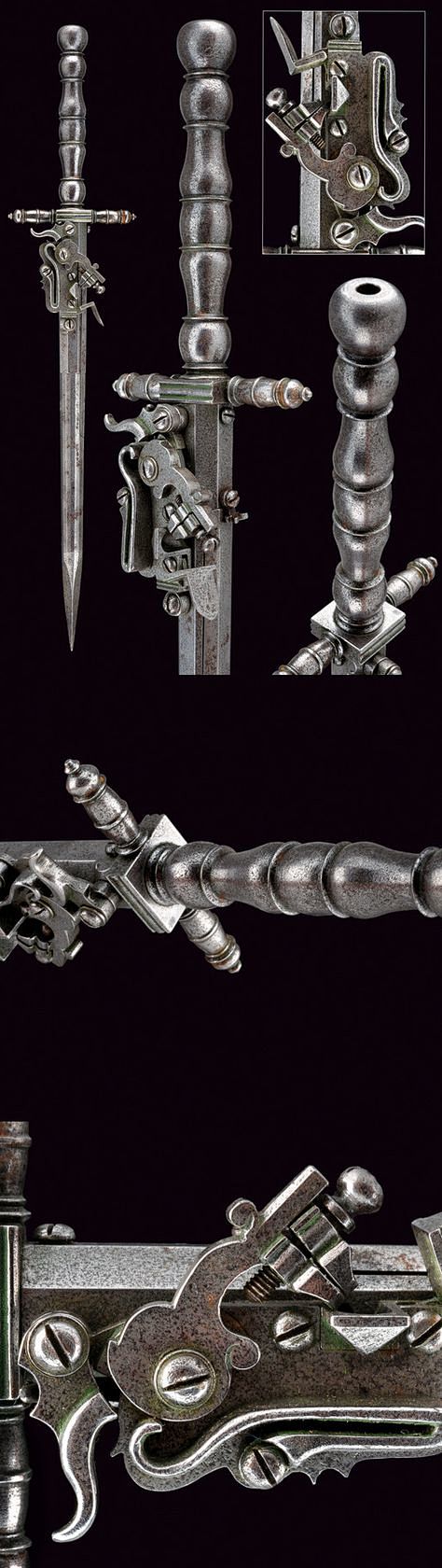 A dagger with flintl...