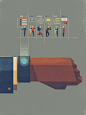 Wearables illustration by Dan Matutina by by , Wed, 09 Jul 2014 05:39:30 -0700 via http://inspirationbrowser.com