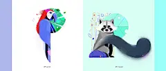 #behance精选分享# 来自波兰插画家Magdalena Koźlicka绘制的一组质感插图，浓浓的绘本风格，暖暖的温情，简洁的线条，让人感觉很舒服。作者主页—Be#动物插画# ​​​​