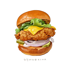 玩赖包子采集到DRAW FOOD / 插画(美食)