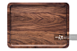 Empty Walnut Wood Plate Tray创意图片素材 - Moment