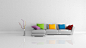 Cushion couch interior design multicolor simple background wallpaper (#2273990) / Wallbase.cc