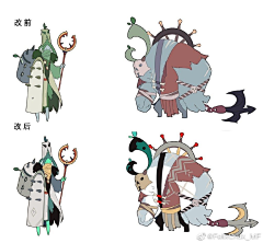 白慕慕采集到角色 设计 配色