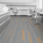 BP411 Summary | Commercial Carpet Tile | Interface : Interface Modular Carpet |BP411,Mint/Yellow