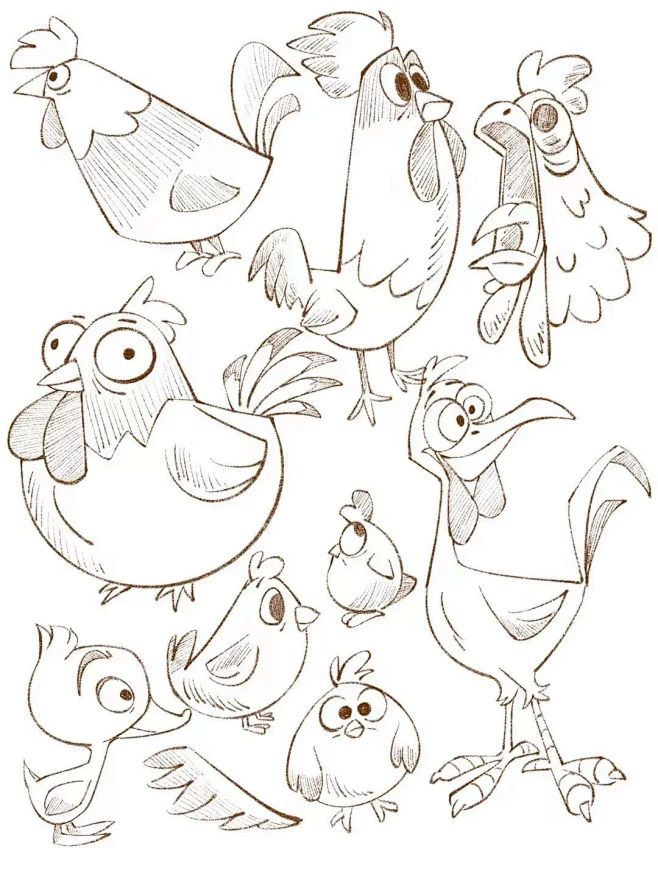 零基础学插画 | 小动物画法Day4 |...