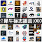 LOGO犀牛动物图标头像标志徽标品牌商标VI矢量图店标插画设计素材-淘宝网