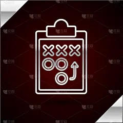 策略,概念,银,做计划,线条,计算机图标,商务,暗色