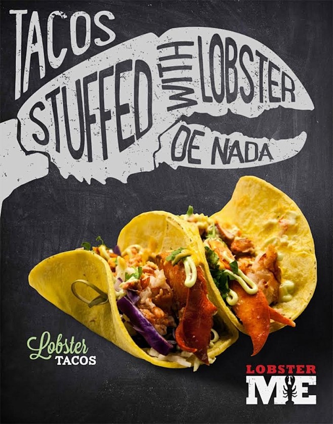 美国餐饮美食平面广告设计Lobster ...
