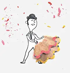 笔屑画免抠素材_新图网 https://ixintu.com 笔屑画 简笔画 铅笔屑画