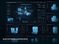 UI设计-国外网站-数据可视化-大数据-后台管理系统-界面设计-大数据深色-科技-地图-智慧城市-可视化-蓝色界面
