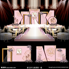 新世纪印刷厂采集到香槟色主题婚礼