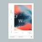 Gig poster project - Low | VISUALGRAPHC #平面# #字体# #海报# #设计# #艺术# #展会# #排版# 采集@Brandream