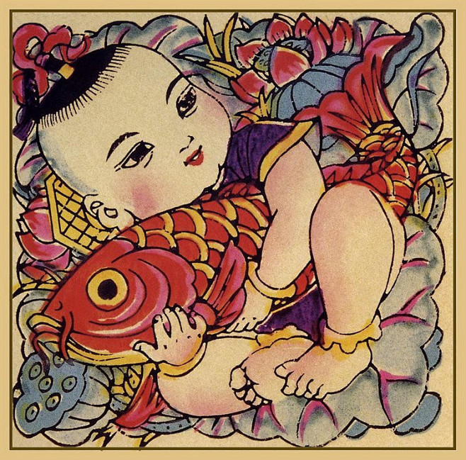 【中国古老传统年画】