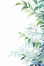 春天植物树叶花朵花纹底图背景图