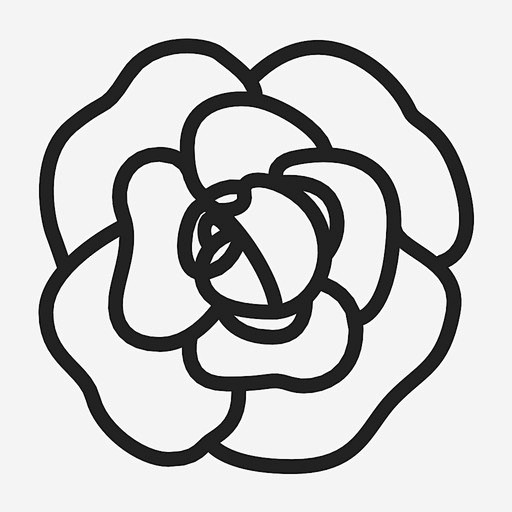 花山茶花花园图标_88ICON https://88icon.com 花 山茶花 花园 自然 花瓣 玫瑰