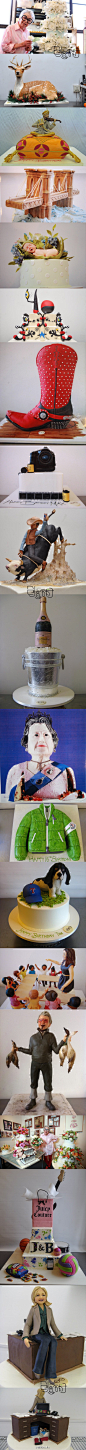 [【艺术创意】看看这些造型别致，独具匠心的蛋糕吧。] 现年82岁，有着“婚礼蛋糕设计女王”、“蛋糕设计界的达芬奇”之称的西尔维亚·魏因斯托克（Sylvia Weinstock），她设计和制作的婚礼蛋糕每一款都是独一无二的，如同艺术品且相当美味！许多好莱坞明星，以及前美国总统克林顿和肯尼迪家族的婚礼蛋糕都出自西尔维亚之手。