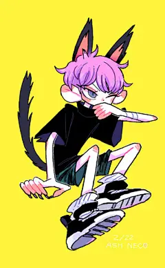 日本的插画师 JINX88，一组嘻哈风格小盆友插画

（tum：jinx88kc） ​​​​